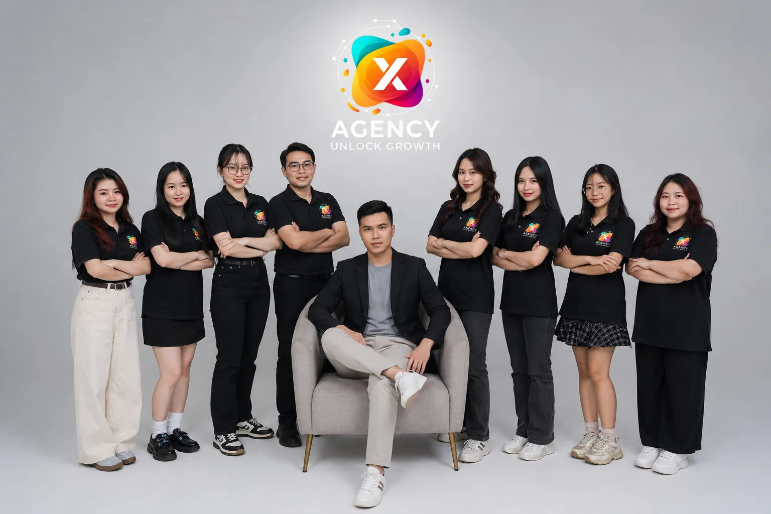 Agency-X team group photo